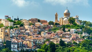 Notre Dame d'Afrique, a Roman Catholic basilica in Algiers, Algeria