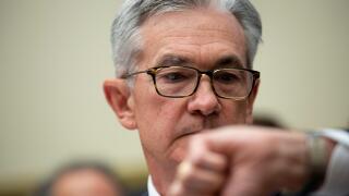 Chair of the Federal Reserve Jerome Powell testifies before the House Financial Services Committee on Capitol Hill in Washington, DC, U.S. on July 10, 2019. Credit: Stefani Reynolds/CNP /MediaPunch