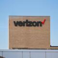 Syracuse, NY - Jul 30, 3035: Close-up view of Verizon Tower, Verizon is one of leading players of cellphone network operators in the USA