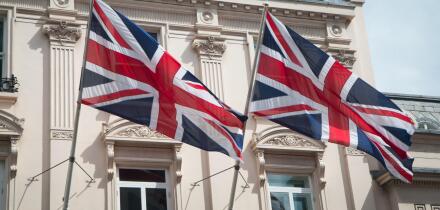 two British flags