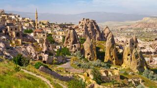 Uchisar, Goreme National Park, Cappadocia, Anatolia, Turkey