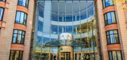 A daytime view of the BNP Paribas Corporate London Office, London England UK