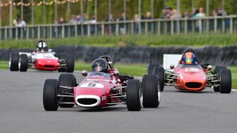 Steve Nichols, Chevron-Ford B17, Derek Bell Cup, a twenty minute race featuring single seater 1-litre Formula 3 cars that competed in the years 1964 -