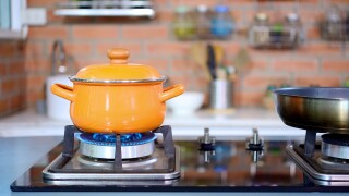 Kitchen cooking closeup pot on the gas stove-adobe-2022