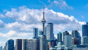 Toronto City Skyline Ontario Canada