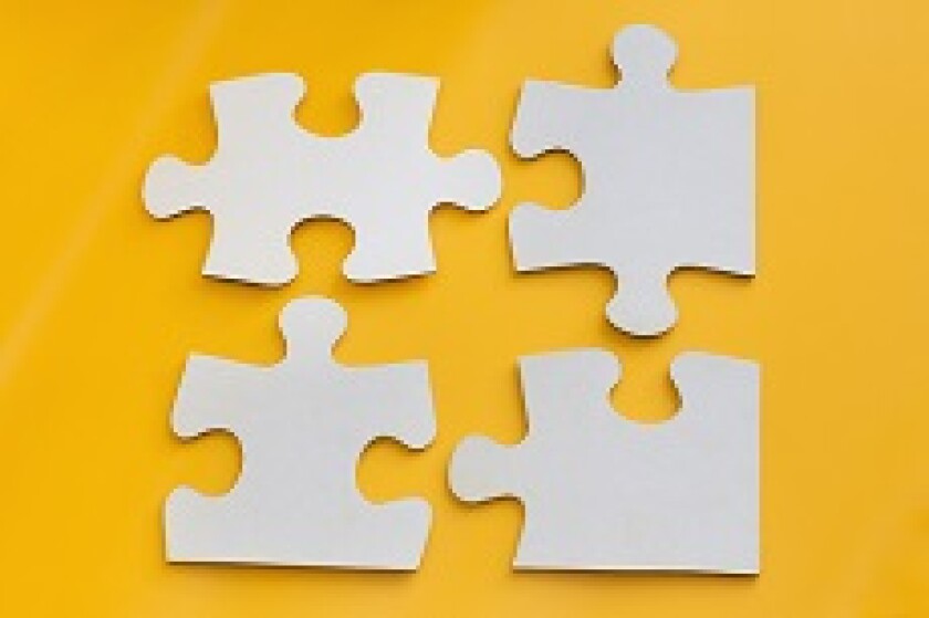 Four part piece jigsaw from Adobe 230x150