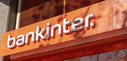 Palma de Mallorca, Spain; january 12 2024: An international banking office of the Bankinter company, in Palma de Mallorca, Spain