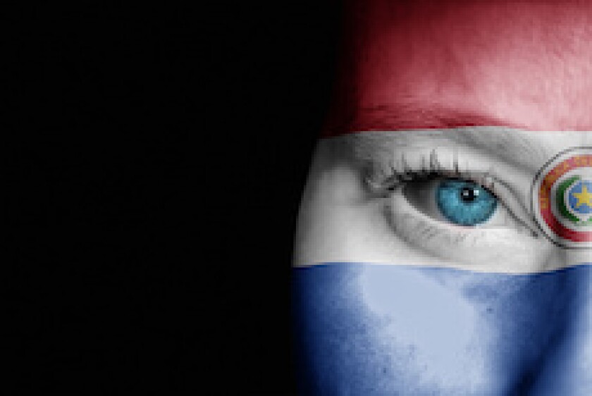 Paraguay, flag, eye, face, LAtam