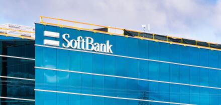 Aug 10, 2019 San Carlos / CA / USA - SoftBank headquarters in Silicon Valley; SoftBank Group Corporation is a Japanese multinational conglomerate hold