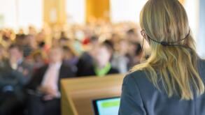 Speaker at Business Conference and Presentation.