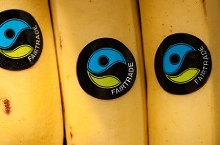 Fairtrade bananas from Alamy 230x150