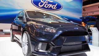 AMSTERDAM - APRIL 16, 2015: Ford Focus RS car at the AutoRAI 2015.
