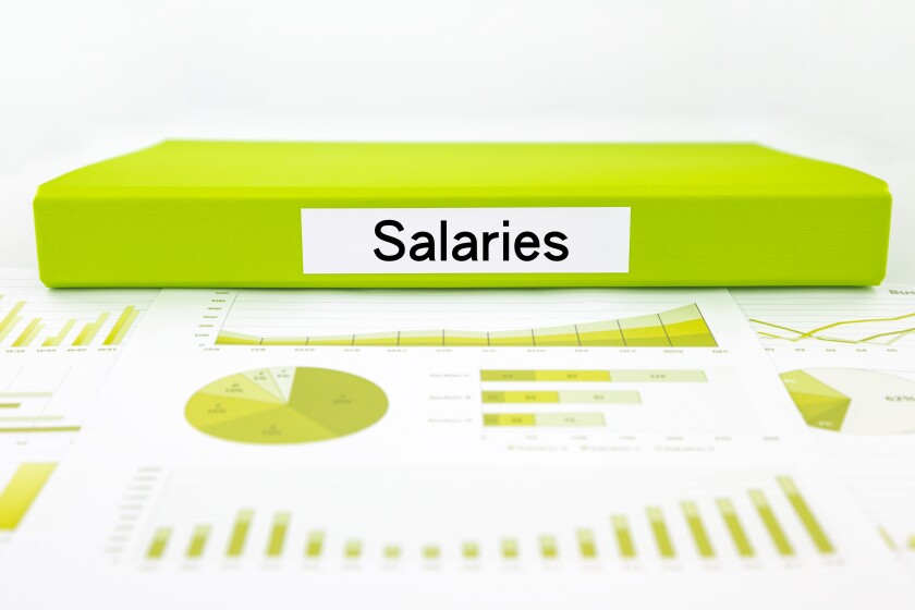 Salaries documents, graph analysis and payment report