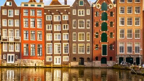 Old buildings in Amsterdam