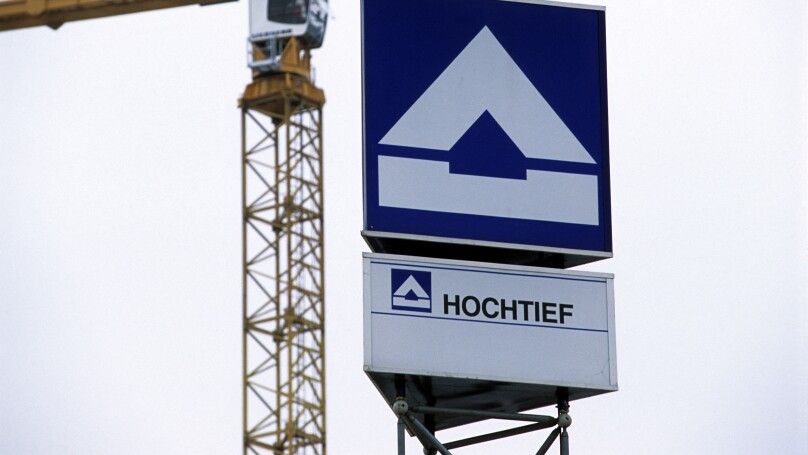 German construction company Hochtief.. Image shot 07/2007. Exact date unknown.