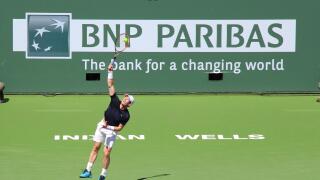 Indian Wells, California 16th March, 2015 British tennis player Andy Murray defeats Philipp Kohlschreiber (Germany) in the 3rd Round of the Men's Singles at the BNP Paribas Open (score 6-1 3-6 6-1). Credit: Lisa Werener/Alamy Live News