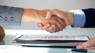 Business Partners Shaking Hands