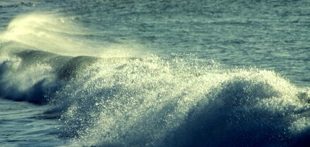 0171 Wave breaking Tobago West Indies