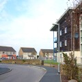 Social housing in Camborne, Cornwall, UK