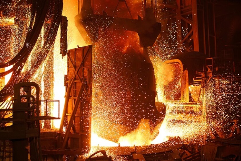 Steel making from Alamy 28Apr22 575x375