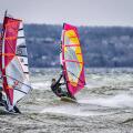 Windsurfers on the stormy Lake Starnberg [automated translation]