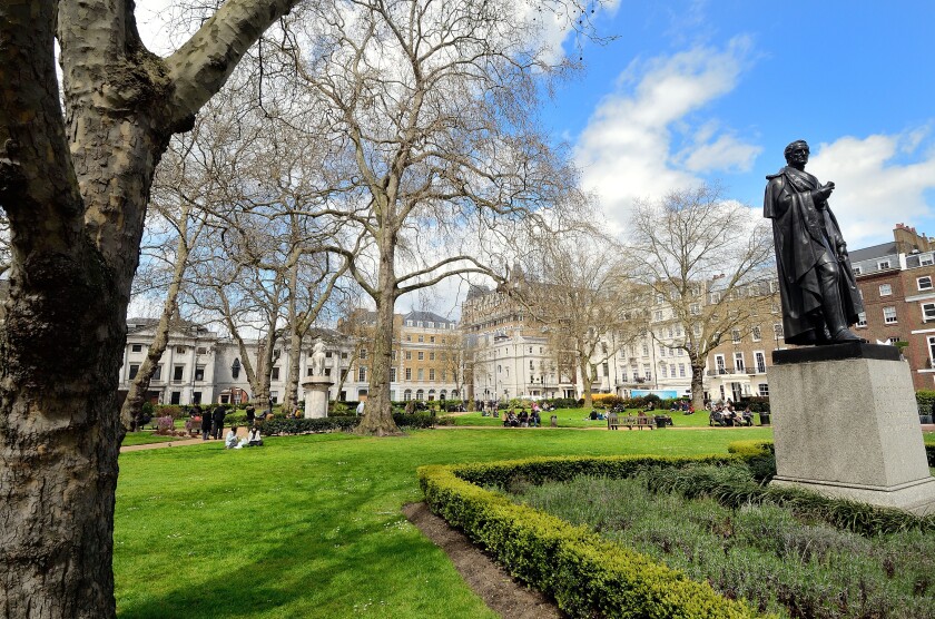 Cavendish Square from Alamy 21 Dec