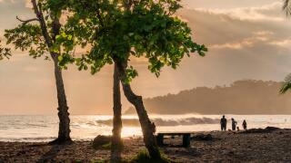 Beach, Corcovado National Park, Osa Peninsula, Costa Rica.