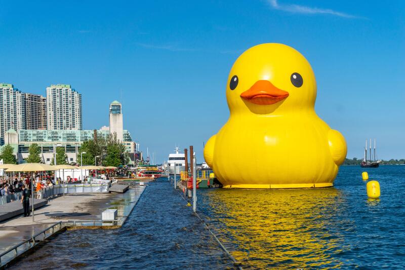 Giant Rubber Duck to Celebrate Canada's 150th Anniversary, Toronto, Canada - June 30, 2017