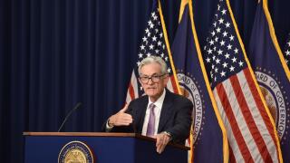 Washington,USA.18th September 2024.The US Federal Reserve on Wednesday slashed interest rates by 50 basis points amid cooling inflation and a weakening labor market, marking the first rate cut in over four years, September 18, 2024.Credit: Sha Hanting/Chi