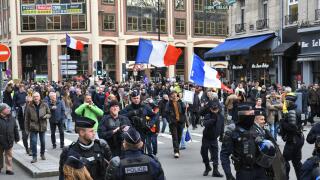 Lille,France,23th March,2023.Massive protesting across France against the pension reforms.
The age of retirement is planned to go up from age 62 to 64