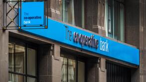 The CoOperative Bank in the City of London Financial District at 80 Cornhill