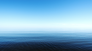 The Gulf of Riga, Latvia calm sea