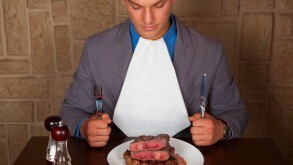 eat a beef steak. Image shot 02/2013. Exact date unknown.