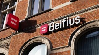 DENDERMONDE, BELGIUM, 7 OCTOBER 2023: Exterior view of a Belfius Bank and Insurance office in Flanders. Belfius provides financial services and was pu