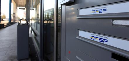 In this Monday Oct. 3, 2011 photo a view of the entrance of the European Financial Stability Facility office in Luxembourg, is seen Monday Oct. 3, 2011. After the Oct. 23 summit of EU leaders, the EFSF will wield massive financial power to contain the eur