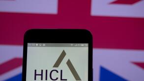 HICL Infrastructure company logo seen displayed on smart phone.