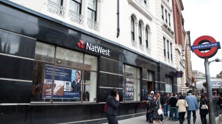 Natwest branch in London, UK
