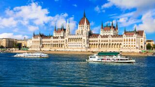 European landmarks - famous building of Parliament in Budapest, Hungary