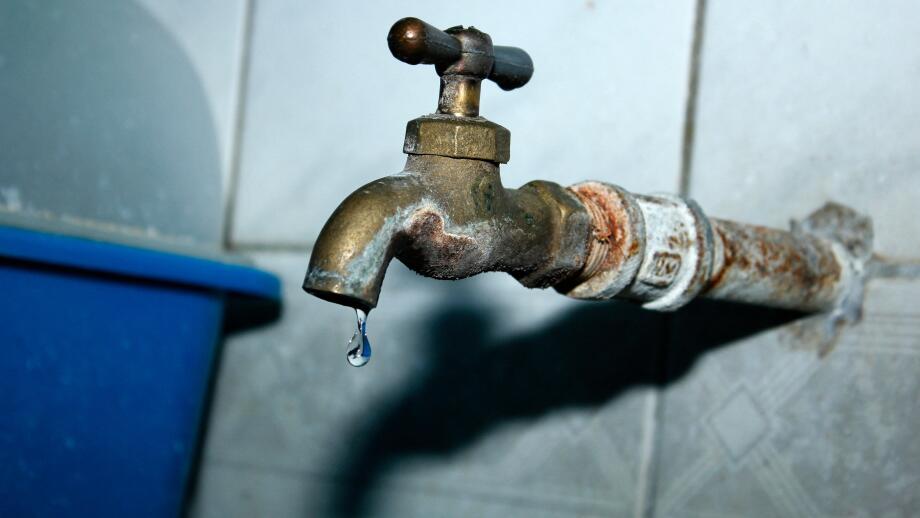 Little Drops of Water in Faucet