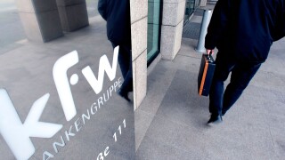 Headquarters of the Kreditanstalt fuer Wiederaufbau, KfW, development banking group, Frankfurt am Main, Hesse, Germany, Europe