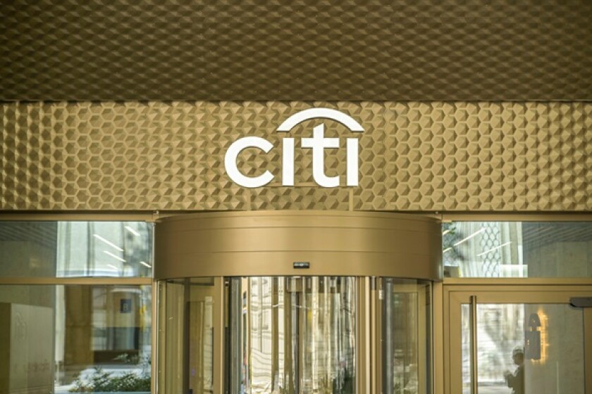 Citi Bank, Borsenplatz, Frankfurt am Main, Hessen, Deutschland