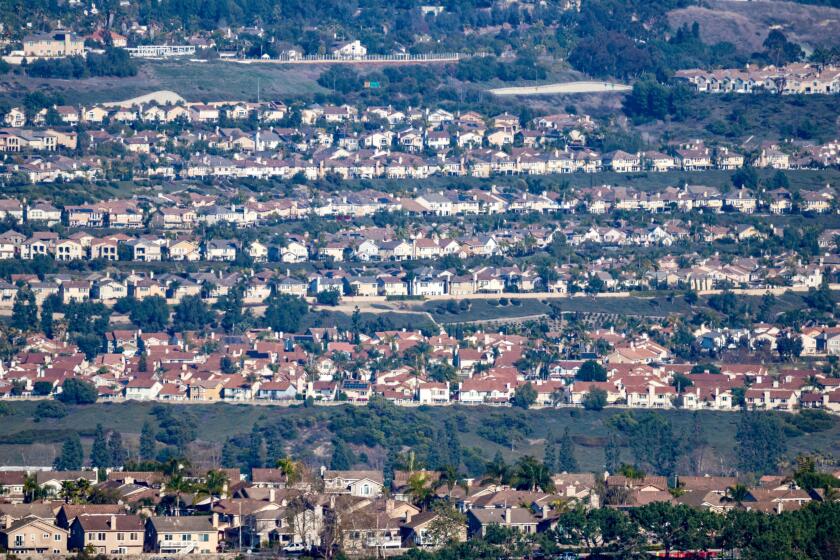 Housing developments in Orange County California USA