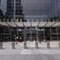 entrance facade to Deutsche Bank Center at 1 Columbus Circle in Manhattan, New York, named in 2021 due to the bank's majority lease on office space