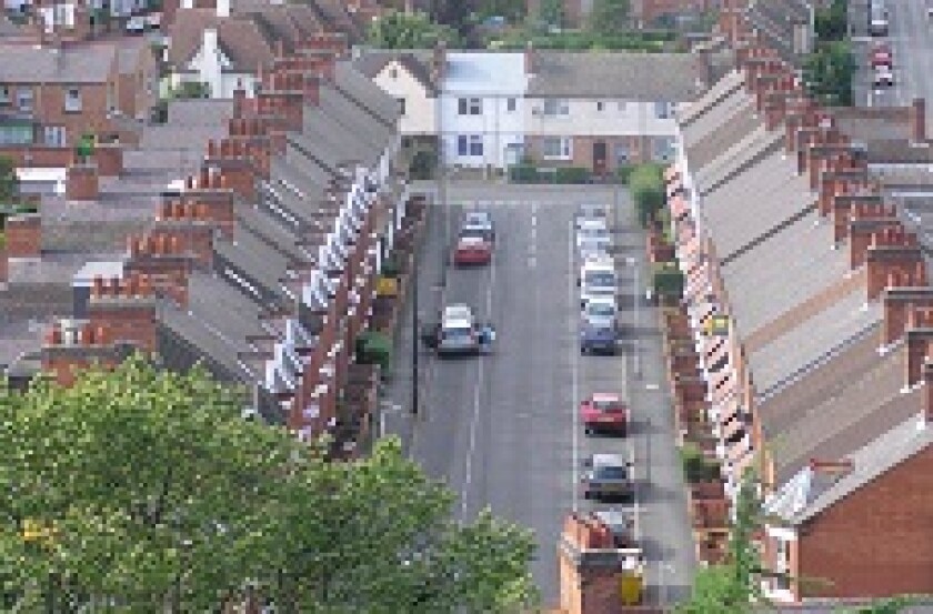 UK terraced house