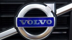 Volvo emblem on a car