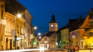 Council square is the main square in the old city.