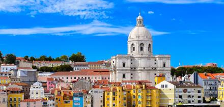 Lisbon cityscape. Alfama district, Portugal.