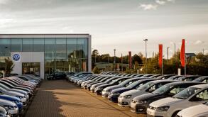 VW dealer in Exeter Devon UK