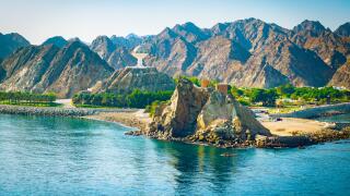 Muscat, Oman. Mountain landscape.