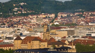 Germany, Baden-Wurttemberg, Stuttgart, Old Castle from Uhlandshohe